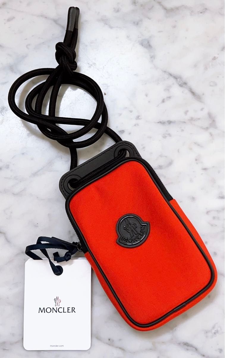 MONCLERモンクレール スマホショルダー フォンポーチ ポシェット MONCLERモンクレール スマホショルダー フォンポーチ ポシェット