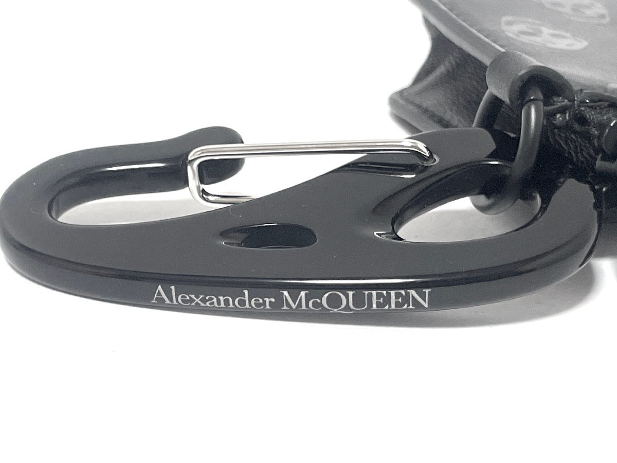 【未使用品】Alexander McQueen　アレキサンダーマックイーン　フック付コインケース　小銭いれ　レザー　ブラック_画像5