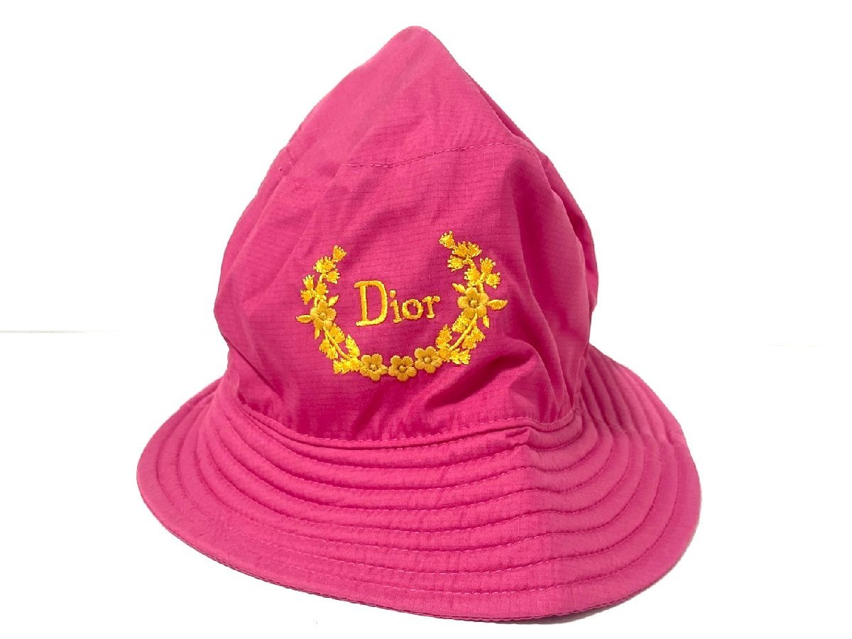 【未使用品】Christian Dior　クリスチャンディオール　ハット　帽子　ポリエステル100%_画像1