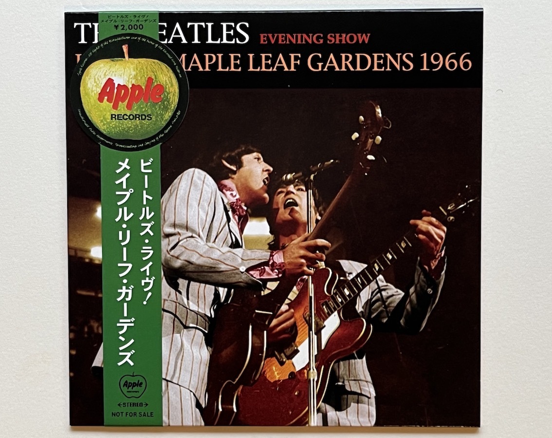 紙ジャケ/Live At Maple Leaf Gardens 1966★ライヴ・アット・メイプル・リーフ・ガーデンズ★THE BEATLES★紙ジャケット_画像1