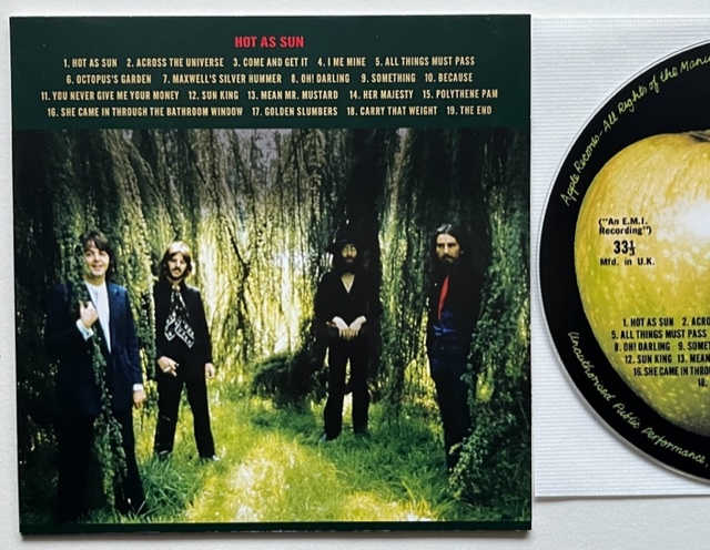 紙ジャケ★HOT AS SUN / ホット・アズ・サン★THE BEATLES★ビートルズ★紙ジャケット_画像5