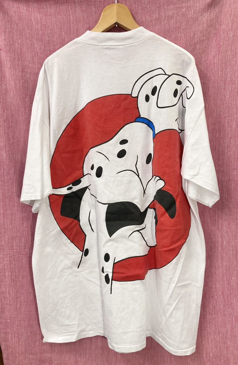 ヴィンテージ 80s ディズニー DISNEY 101匹わんちゃん 101 Dalmatians ビッグサイズ Tシャツ チュニック ワンピース ダルメシアン_画像2