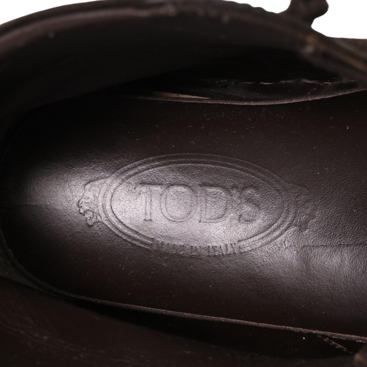 TOD'S トッズ スエード チャッカブーツ 表記サイズ6.5_画像7