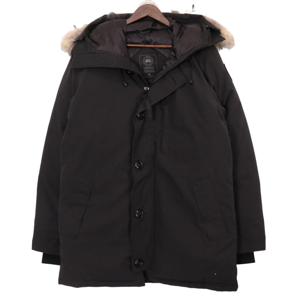 CANADA GOOSE BLACK LABEL / CHATEAU PARKA カナダグース ブラックレーベル シャトー パーカ コヨーテファー ダウンジャケット 表記サイズL_画像1