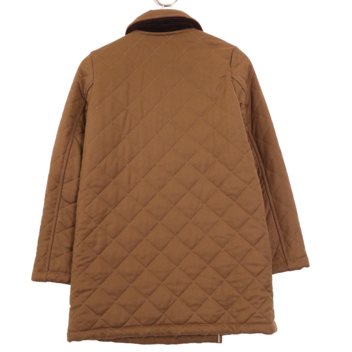 MACKINTOSH Macintosh внутри сторона боа двойной breast стеганое полотно шерстяное пальто указанный размер 36