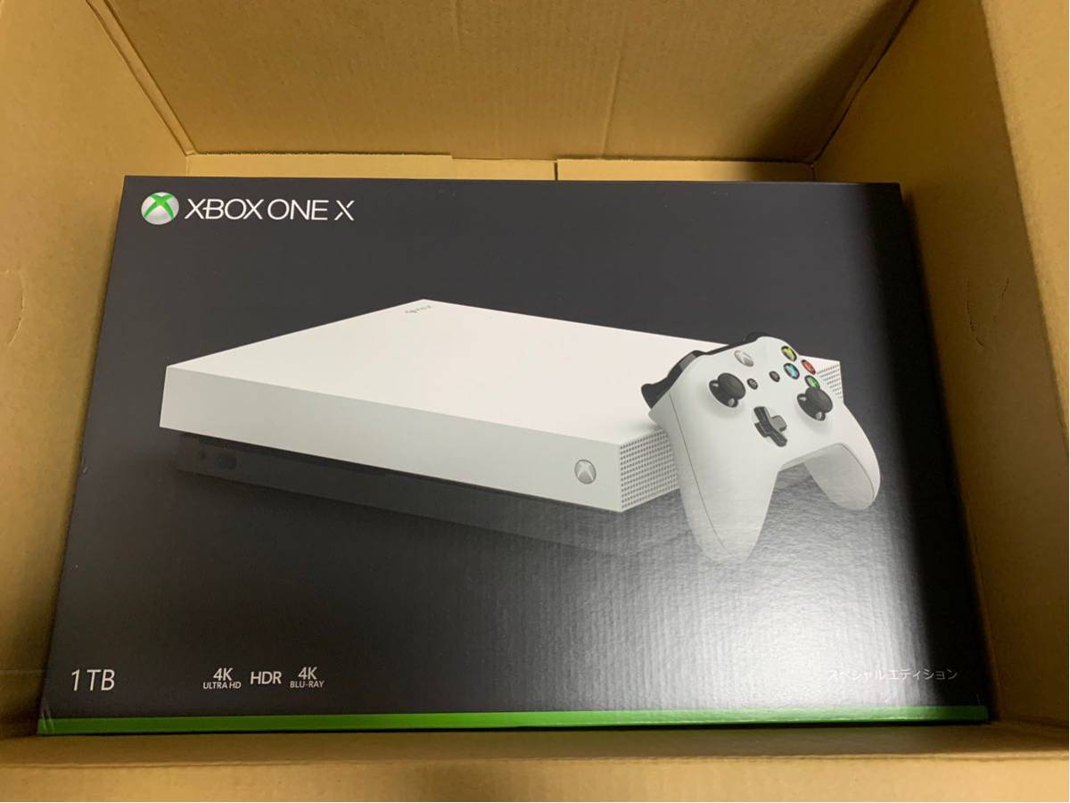 Xbox One X white Special Edition used 