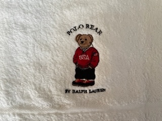  new goods * Ralph Lauren *woshu towel * Bear * Logo embroidery * just a little with defect * Mini towel *RALPH LAUREN