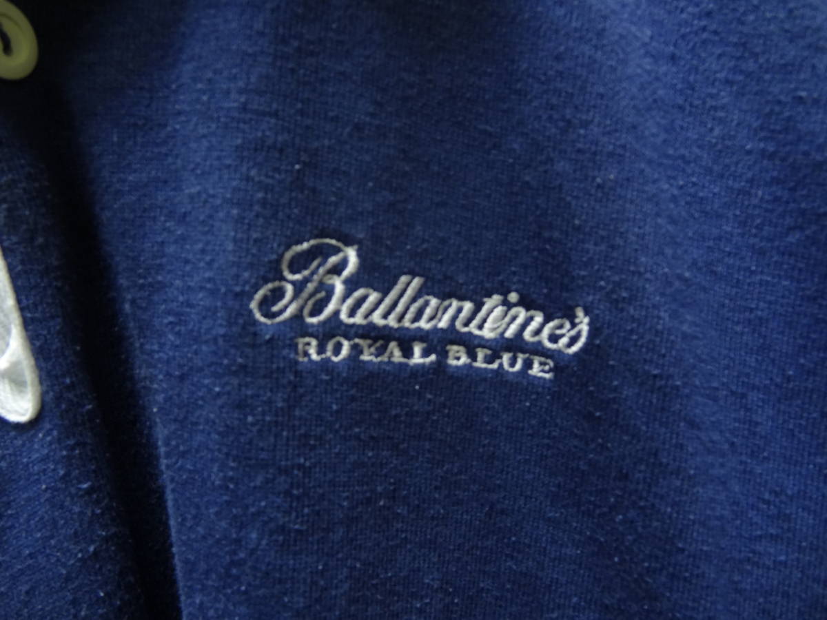 全国送料無料 バランタイン Ballantine's ロイアルブルー ROYAL BLUE メンズ 長袖 紺色 ラガーシャツ たぶんXL