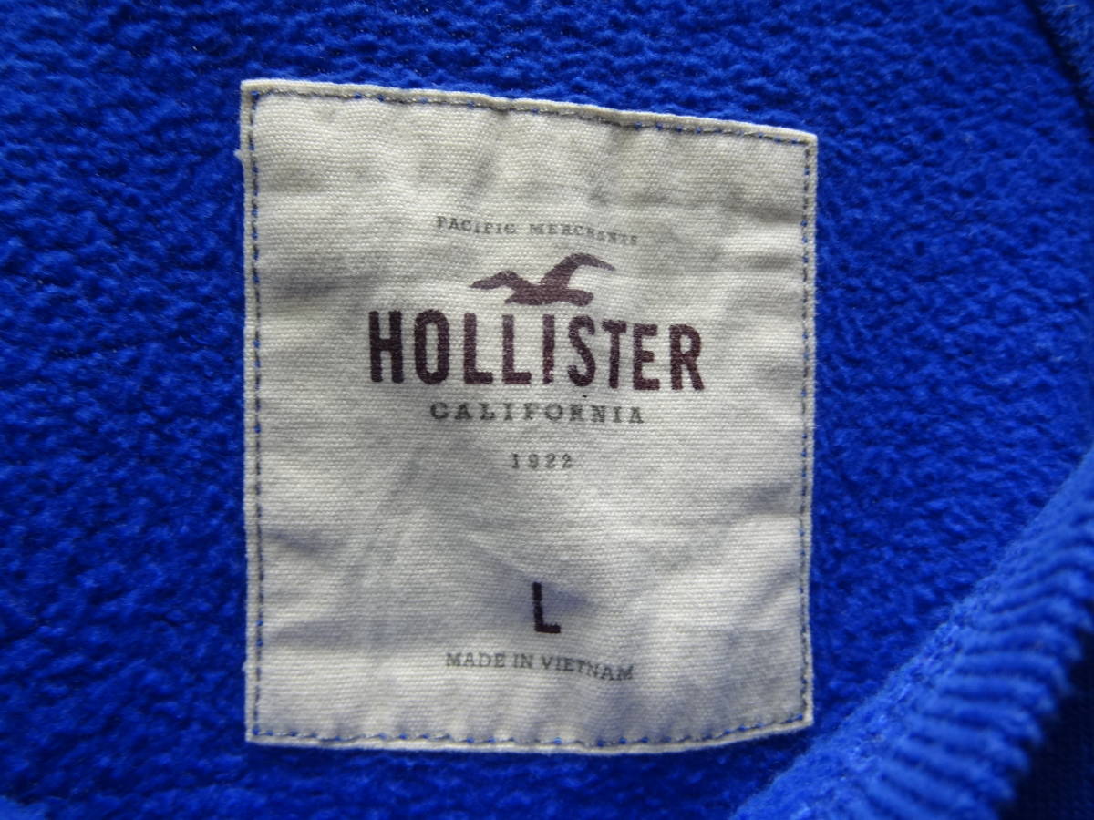  бесплатная доставка по всей стране стандартный товар Hollister HOLLISTER женский красивый синий цвет тонкий материалы спортивная фуфайка футболка L