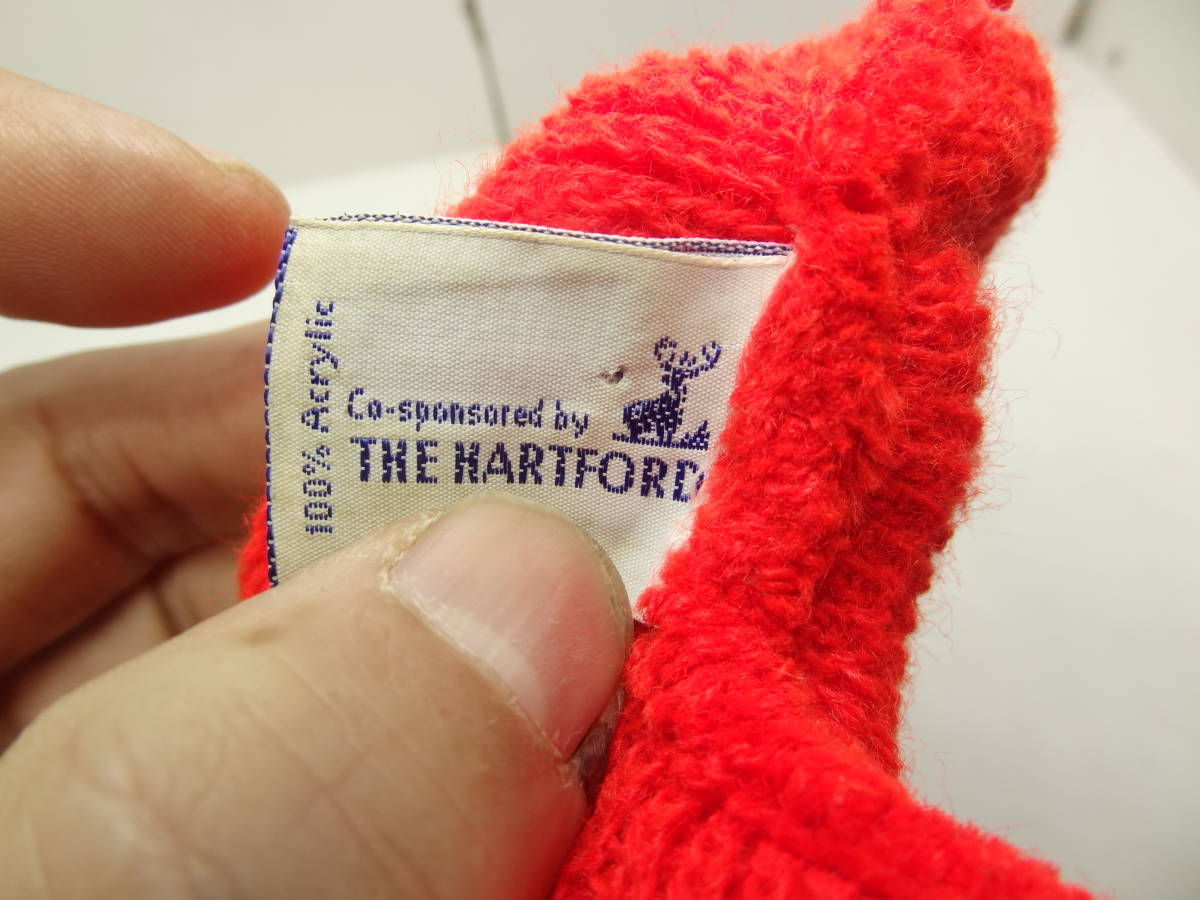 全国送料無料 アメリカ USA 古着 THE HARTFORD メンズ&レディース オレンジ色？アクリル素材 シングルニットキャップ ワッチ ビーニー帽子