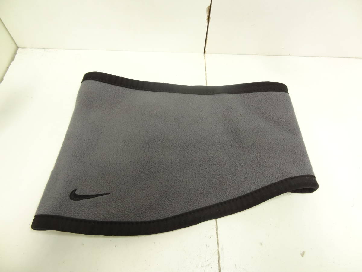  nationwide free shipping Nike NIKE men's black X gray color fleece reversible neck warmer 