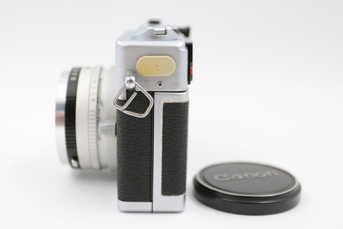 《動作保証》 Canon キャノン Canonet QL17 G-III f/ 1.7 40mm レンズ シルバー ボディ レンジファインダー コンパクト フィルム カメラ_画像4