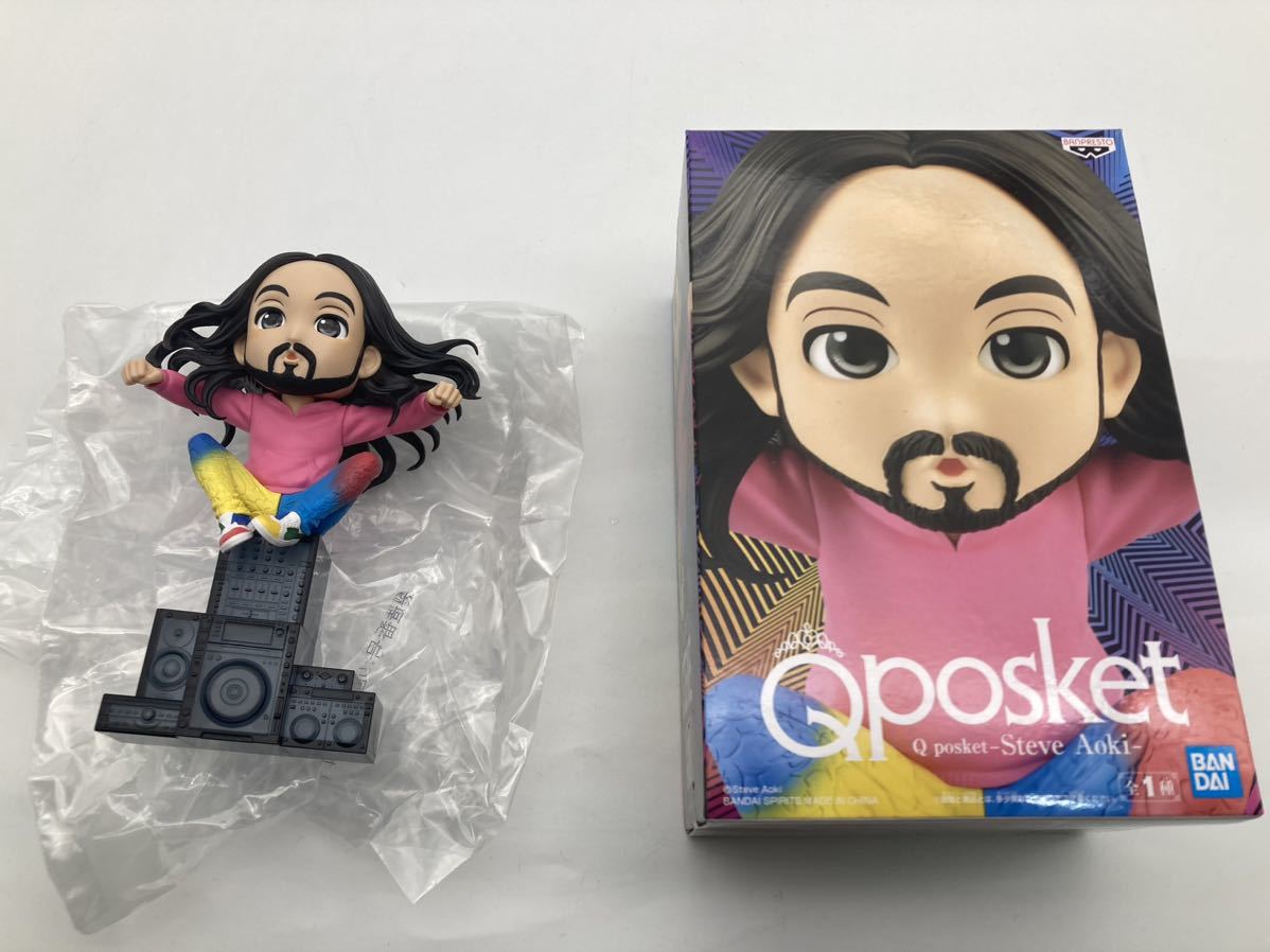 Qposket スティーブアオキ　Steve Aoki BANDAI プライズフィギュア_画像1