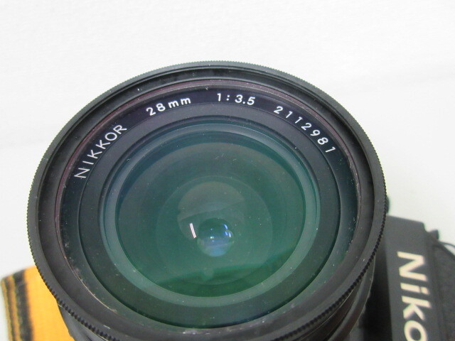 Nikon　F2　A　ニコン　フォトミック　ブラック　黒　レンズ：NIKKOR 28mm 1:3.5　#58771_画像5