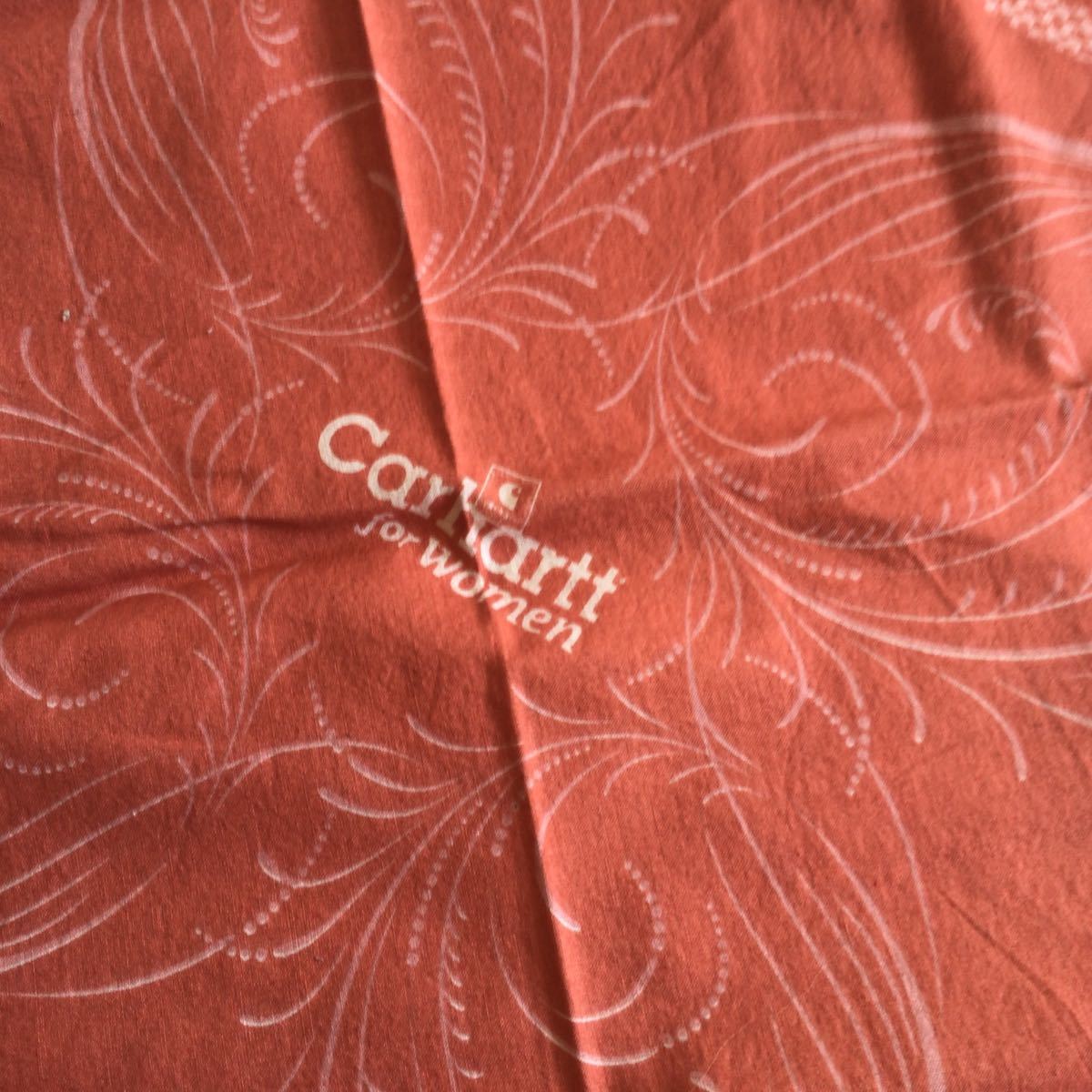 Vintage Carhartt for woman カーハート バンダナ / work 作業 販売促進 グッズ 雑貨 ハンカチ USA _画像3