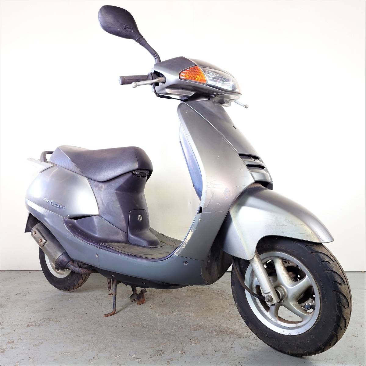 【HONDA LEAD50 リード50 AF48】始動確認済 書類付 原付 スクーター 2スト 旧車 絶版車(DIO JOG TACT 100 90 【埼玉/熊谷】P136_画像1