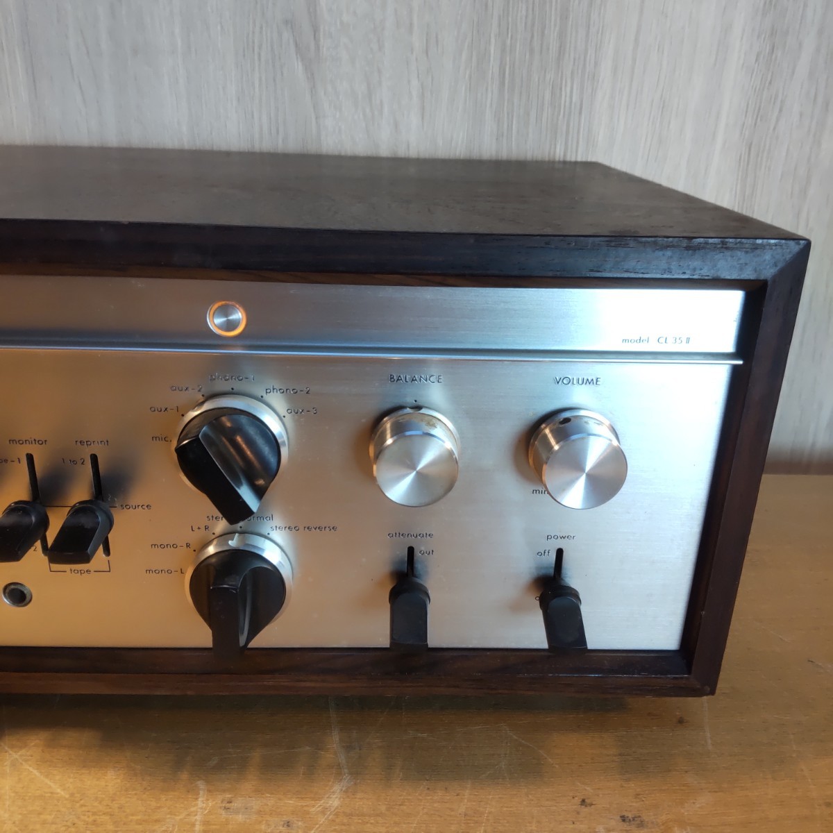 現状 LUXMAN ラックスマン 管球式コントロールアンプ CL35 II_画像6