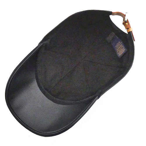 ルイヴィトン 帽子 LOUIS VUITTON レザー キャップ・モノグラム シャドウ サイズ60 ブラック メンズ M76581 T-YJL06165_画像8