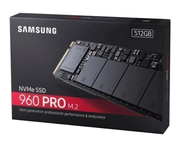 Samsung 960 PRO MLC 512GB M.2 2280 NVMe SSD 未使用品_参考です。