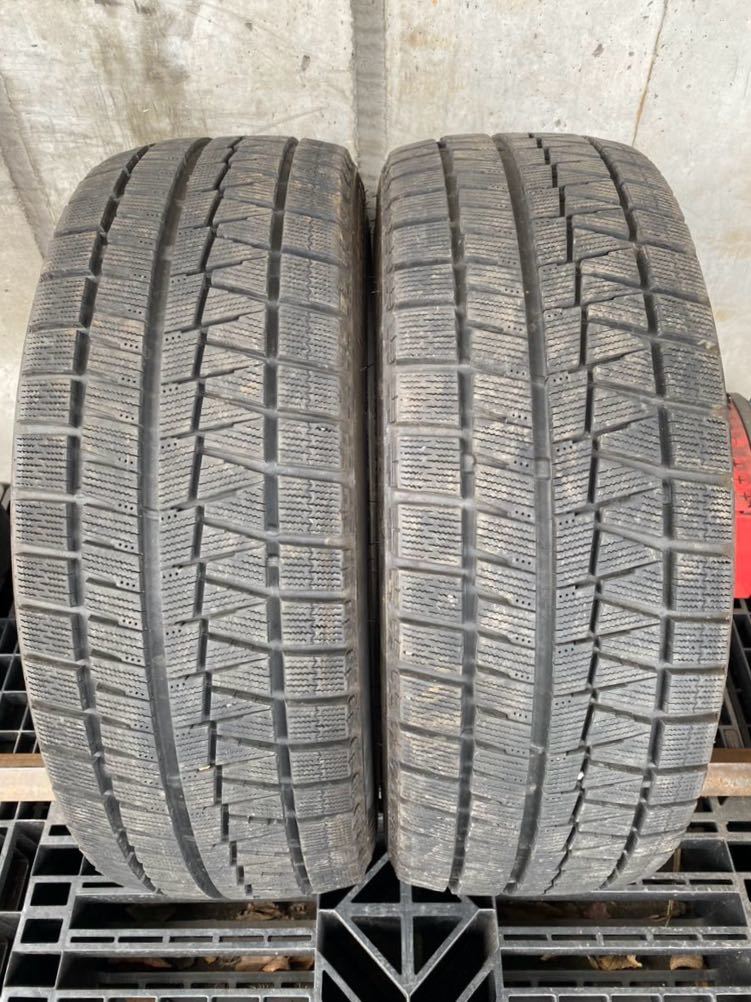 テ4052　送料無料☆深溝スタッドレス　BRIDGESTONE ブリヂストン ICEPARTNER2　225/45R18 91Q　2本価格　2021年製_画像1