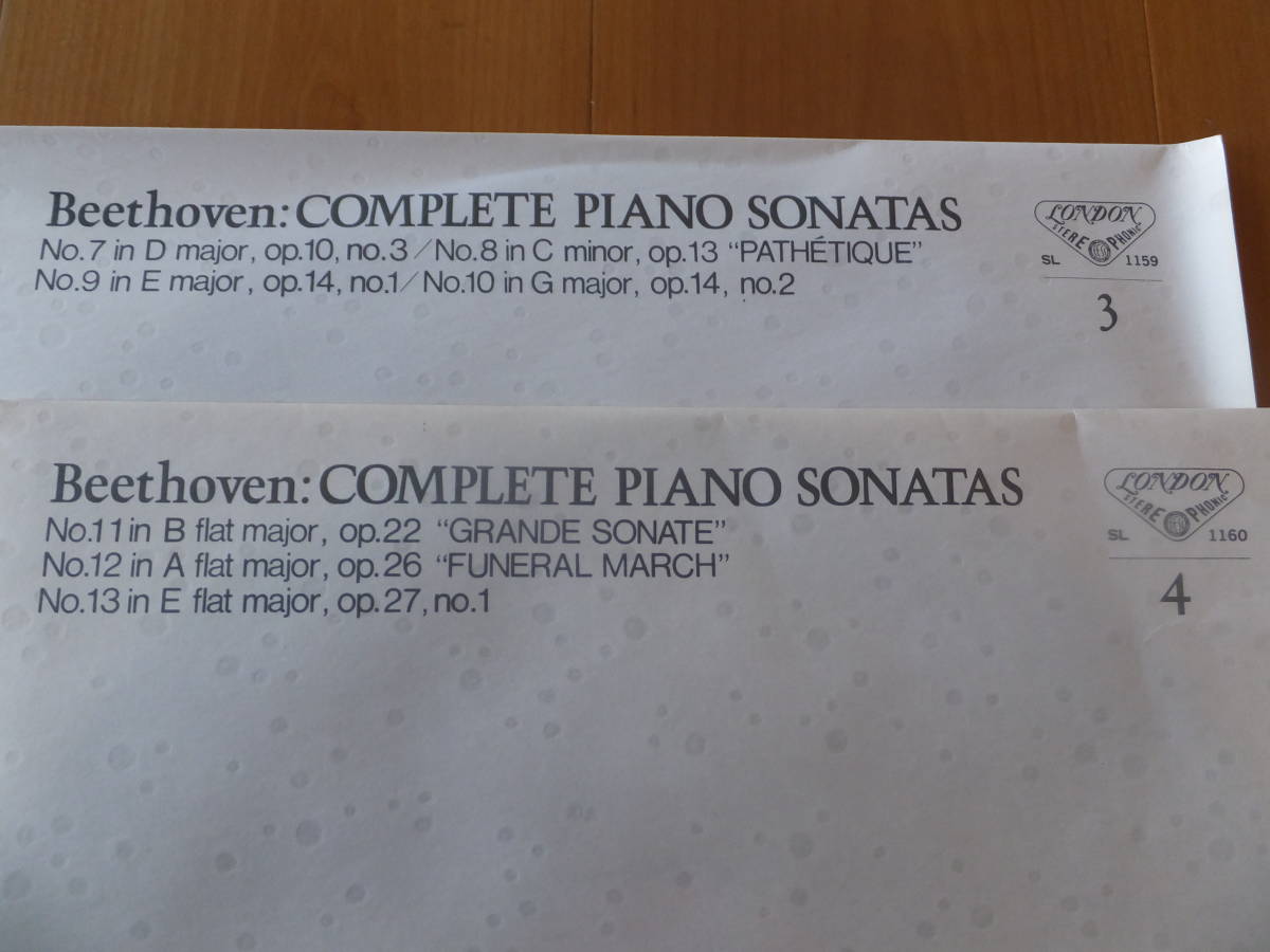 日ロンドン盤10枚組独ピアノの獅子王バックハウスのベートーヴェンピアノソナタ全32曲1959-69年10年かけての逝去直前までのステレオ新録音_画像4
