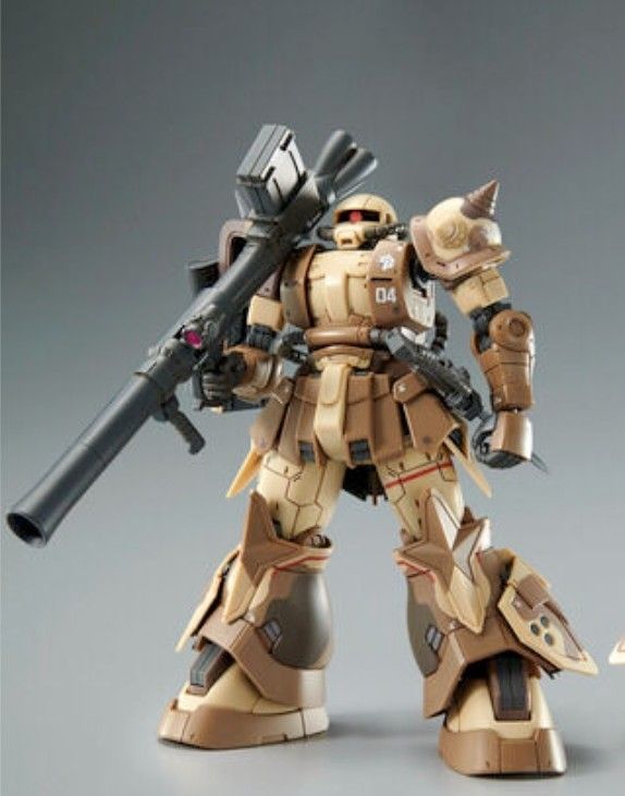 ＨＧ 1/144 高機動型ザク 地上用 エグバ機 セルマ機 ウォルド機　ジム  (モロッコ戦線仕様)