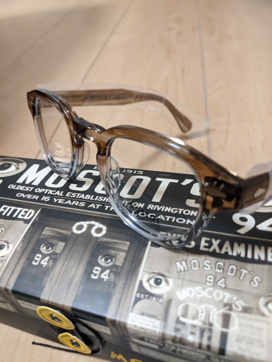 【新品未使用】MOSCOT LEMTOSH BROWN SMOKE 44-24