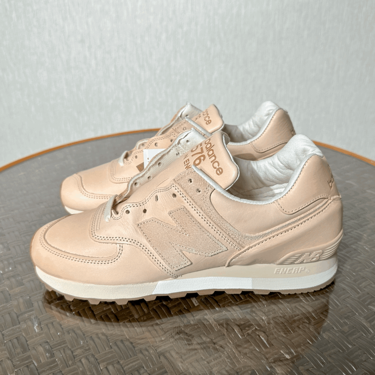 國內(nèi)正規(guī)品 UK制 New Balance OU576VT ベジタブルタンニンレザー US7.5 25.5cm イギリス英國制 NB 限定M576 スニーカー Made In England
