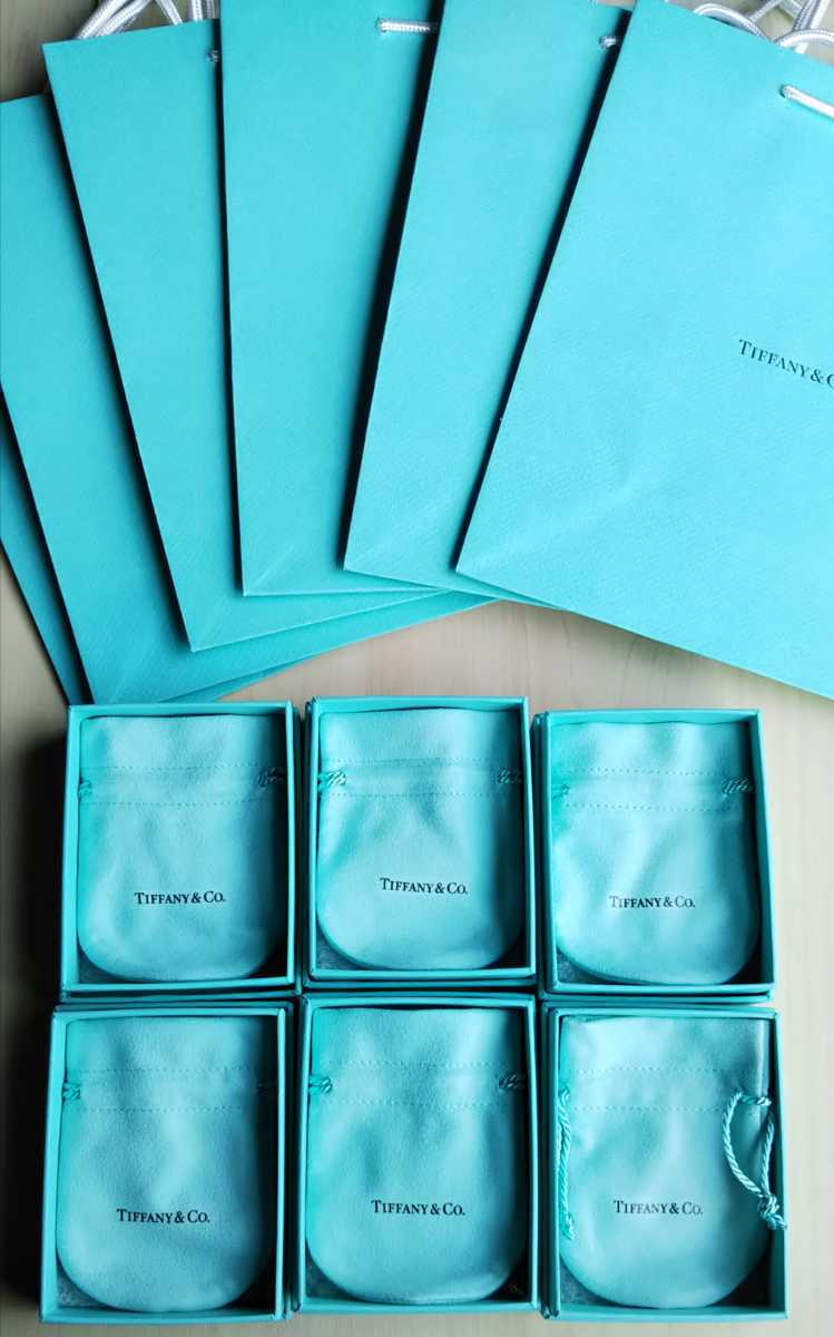 ティファニー TIFFANY&Co. 保存袋 ボックス 空箱 紙袋 6セット_画像2