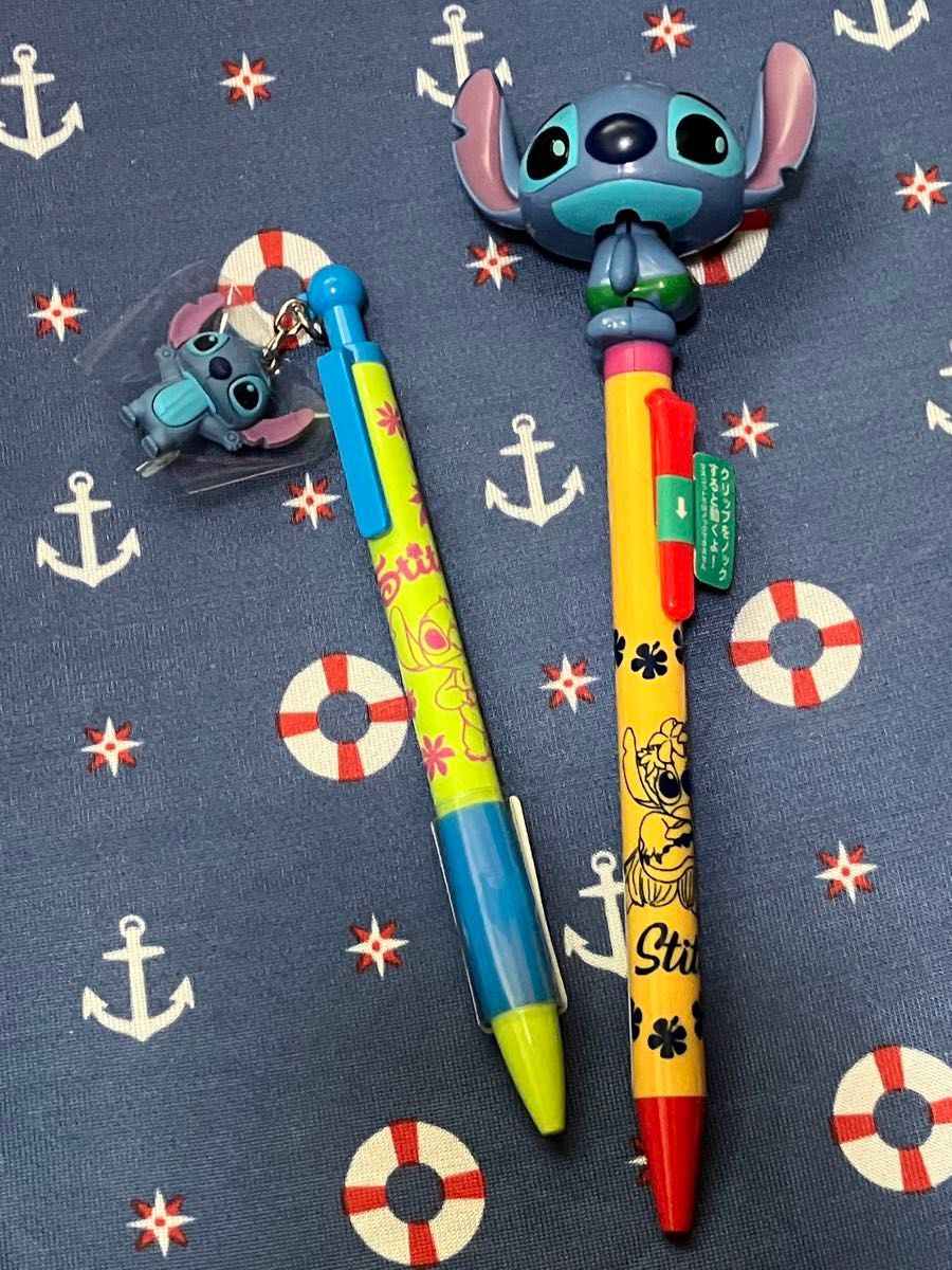 ディズニーストア スティッチ マスコット ボールペン セット ディズニーストア スティッチ マスコット ボールペン セット