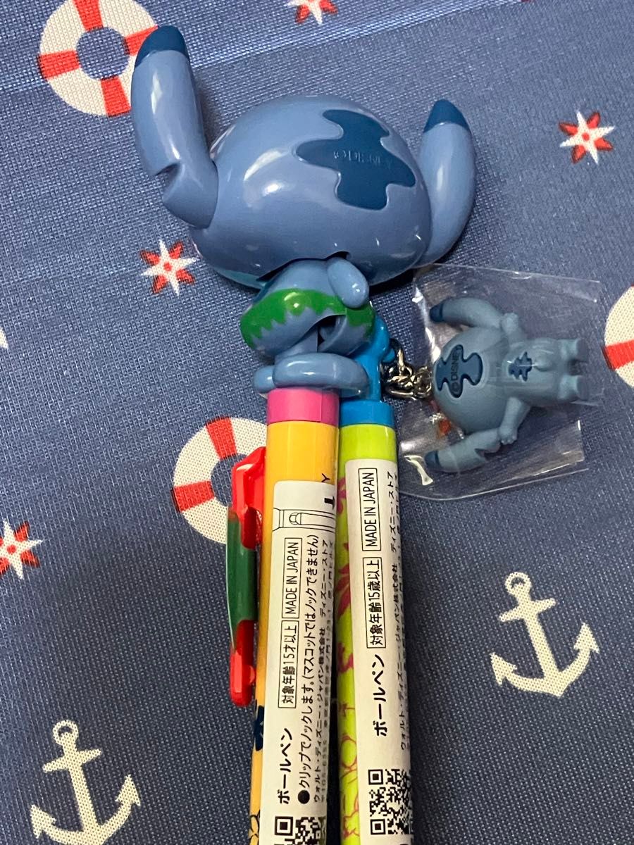 ディズニーストア スティッチ マスコット ボールペン セット ディズニーストア スティッチ マスコット ボールペン セット
