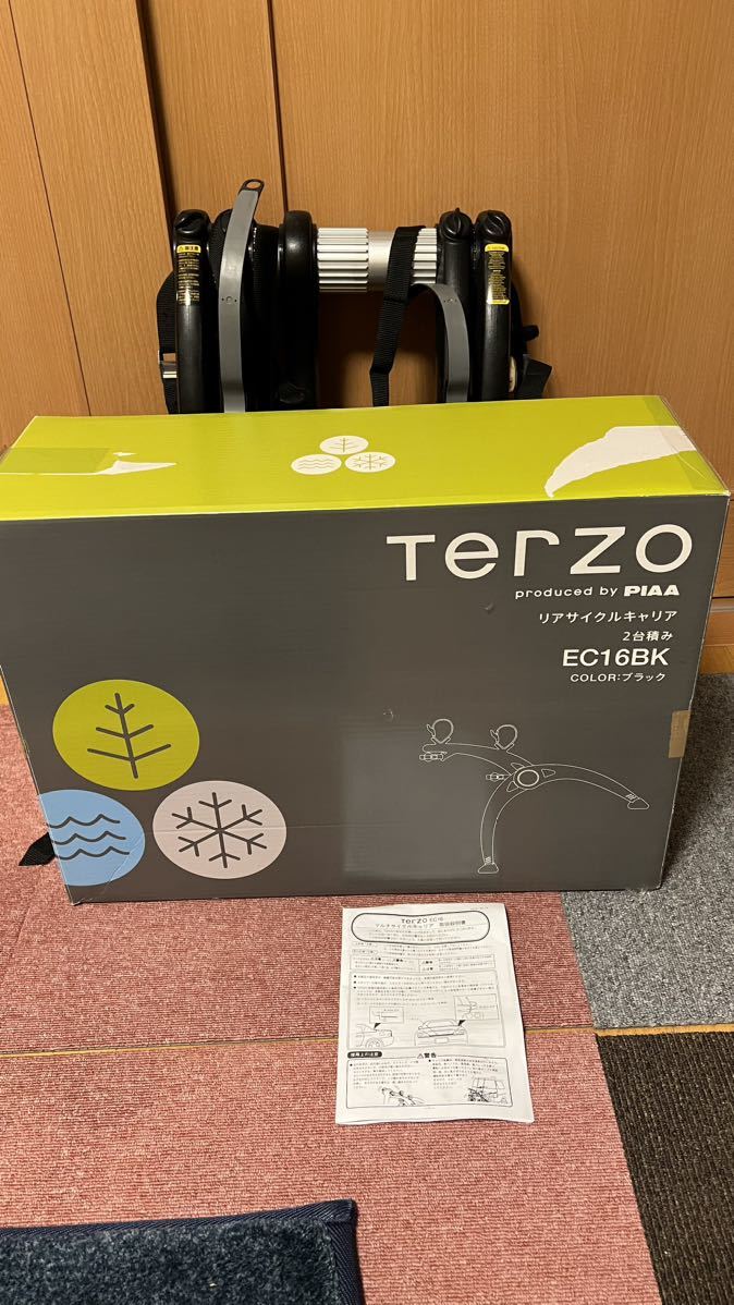 Terzo サイクルキャリア　2台積　EC16BK ブラック　中古_画像1