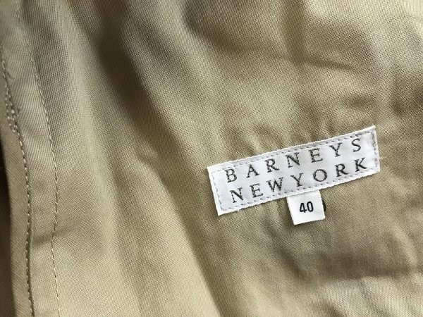 BARNEYS NEWYORK バーニーズニューヨーク レディース センターベント ストレッチテーラードジャケット 40_画像2