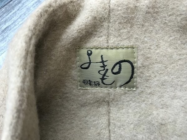 きもの倶楽部 レディース 日本製 ウール60% 羽織り コート ベージュ_画像2