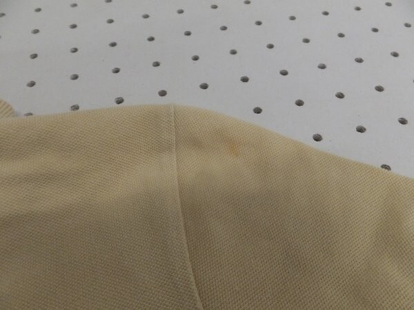 RALPH LAUREN ラルフローレン レディース ワンポイント ロゴ刺繍 半袖ポロシャツ ペールオレンジ M_画像3