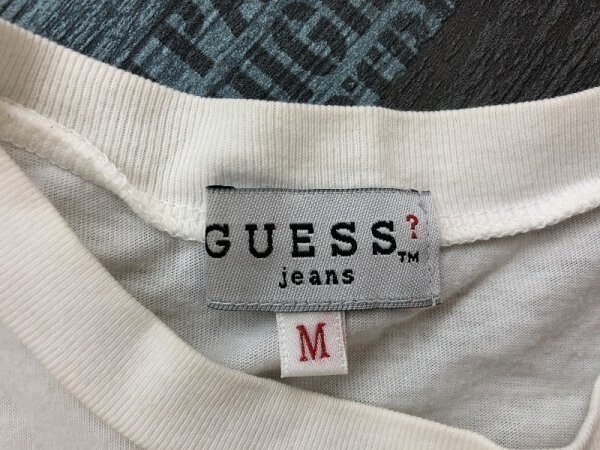 GUESS JEANS ゲス レディース バックフォトプリント 半袖Tシャツ M 白_画像2