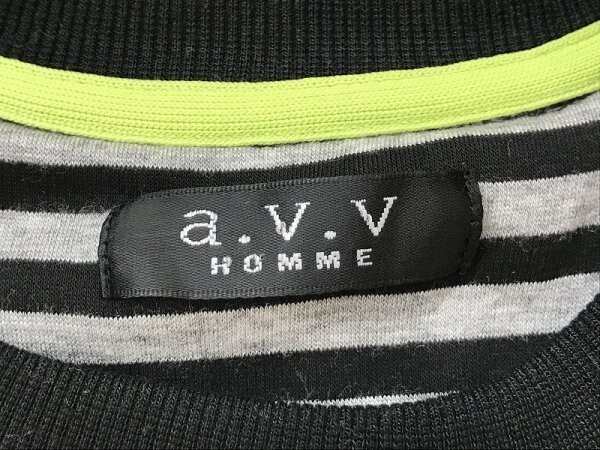 a.v.v hommea- беж беж Homme мужской окантовка обратная сторона ворсистый футболка L серый чёрный 