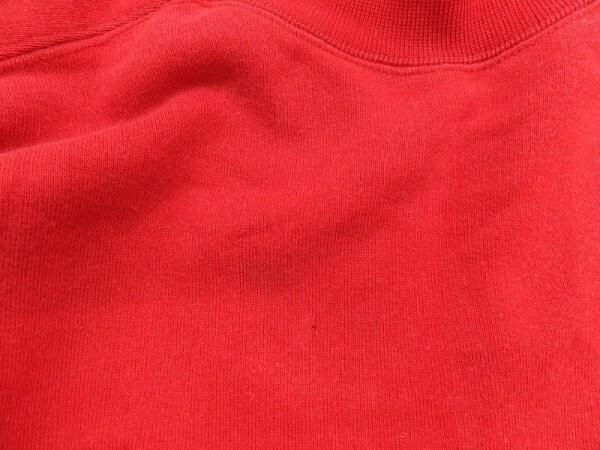 BENETTON ベネトン メンズ ワンポイント刺繍 ラグラン スウェットトレーナー 赤 レッド 46_画像3