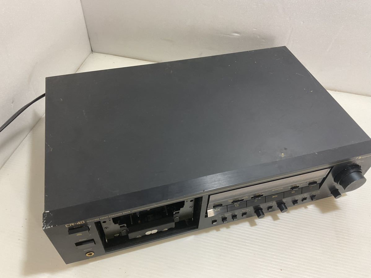 nakamichi CR-40 カセットデッキ プレーヤー ナカミチ 音響機材 オーディオ機器 中古 現状品_画像4