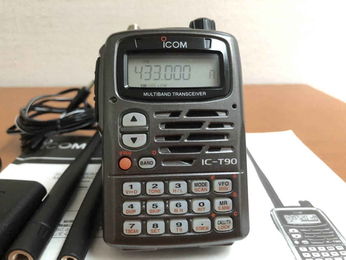 iCOM IC-T90 50M/145M/430M FMトランシーバー_画像1