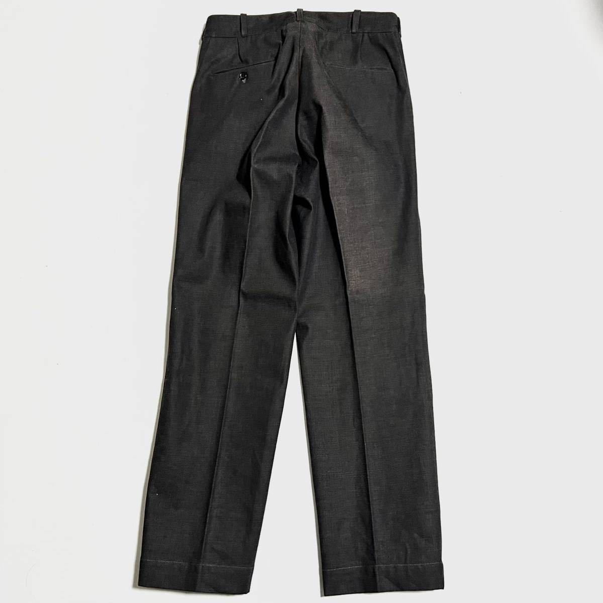 OLD JOE SIDE BUCKLE GRUKHA TROUSER サイドバックルグルカトラウザー パンツ テーパード ブラックインディゴ_画像3