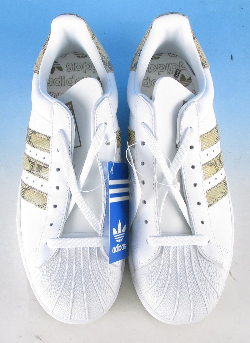 YF15651 adidas アディダス SUPERSTAR SNAKE スパースター スネーク 2002年製 672723 スニーカー US 8 1/2 /26.5cm 未使用_画像2