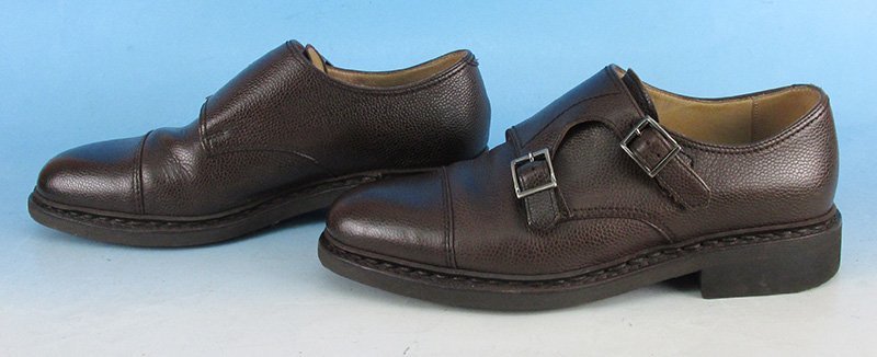 MYF15607 PARABOOT パラブーツ ウィリアム ダブルモンクストラップ シューズ 5 美品_画像5