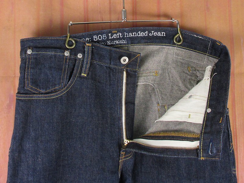 MYP18194 Levi's リーバイス レフトハンデッド ジーンズ バイ タカヒロ クライシ デニムパンツ LJB05-0004 W33 美品_画像3