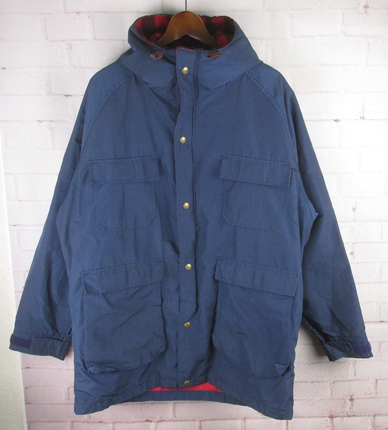 LFJ24009 1980's L.L.Bean LLビーン マウンテンパーカー USA製 L ブルー系
