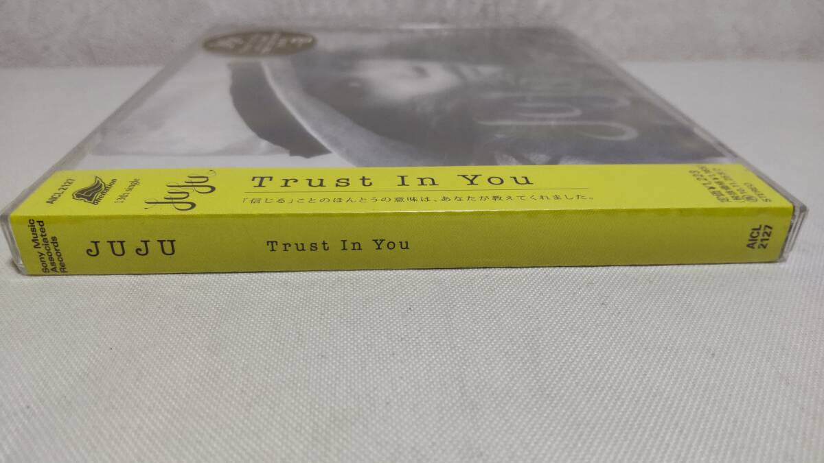 A3348　 『未開封 CD 』 Trust In You / JUJU シングル　　　feel me, feel me　恋の予感　_画像4