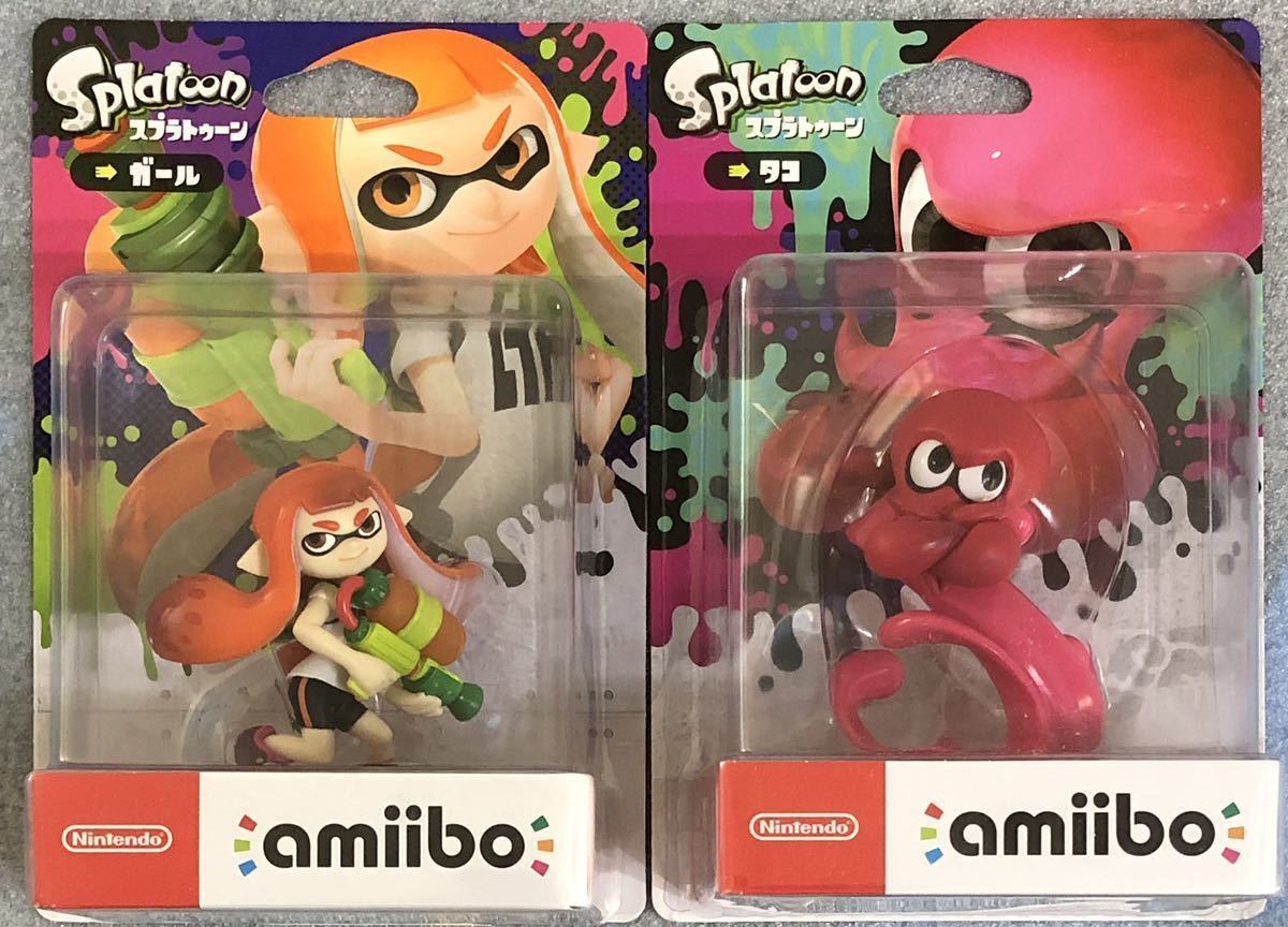 amiibo スプラトゥーン ガール タコ セット