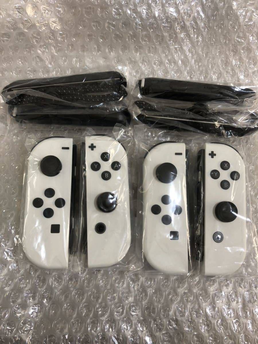ほぼ新品 Joy-Con ホワイト Nintendo Switch ジョイコンストラップ 2組セット_画像1