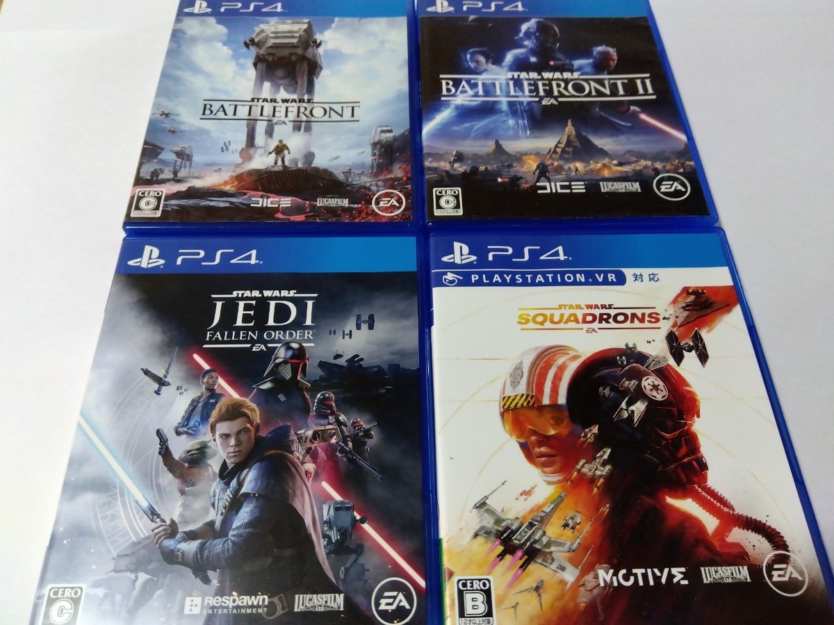 PS4 Star Wars ジェダイ フォールン・オーダー スターウォーズ スコードロン バトルフロント 2 2本セット_画像1