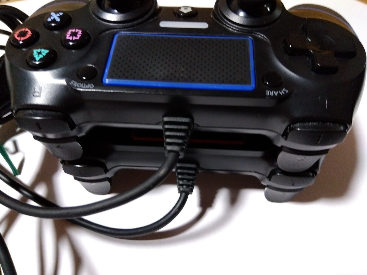 PS4 互換品 ワイヤード コントローラー 2個セット _画像4